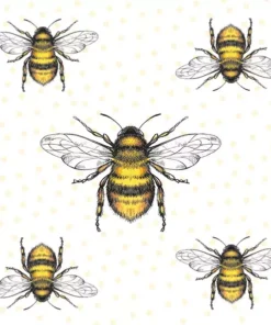 Șervețel - Flying Bees - 33x33 cm