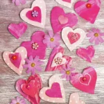Șervețel - Hearts All Over - 33x33 cm