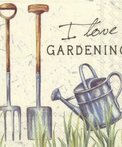Șervețel - I love gardening - 25x25 cm
