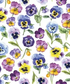 Șervețel - Pansy All Over - 33x33 cm