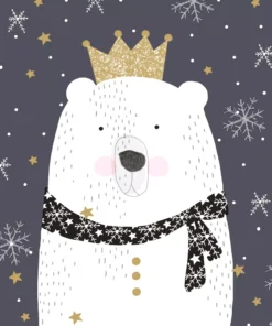 Șervețel - Polar King - 33x33 cm