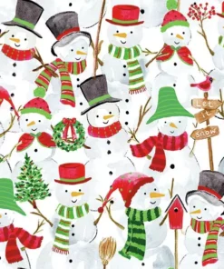 Șervețel - Snowman Party - 33x33 cm