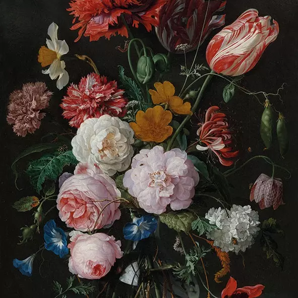 Șervețel - Still Life With Flowers - 33x33 cm 1 Șervețel - Still Life With Flowers - 33x33 cm