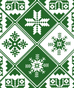 Șervețel - Traditions green - 33x33 cm