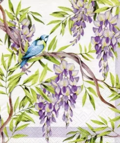Șervețel - Wisteria lilac - 33x33 cm
