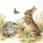 Șervețel – Bunny and Clyde –25x25 cm