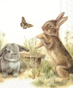 Șervețel – Bunny and Clyde –25x25 cm