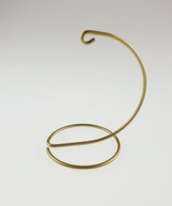 Suport metalic decorativ auriu - glob - h12,5 cm