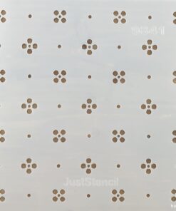Șablon - Dots Flowers - 20x20 cm