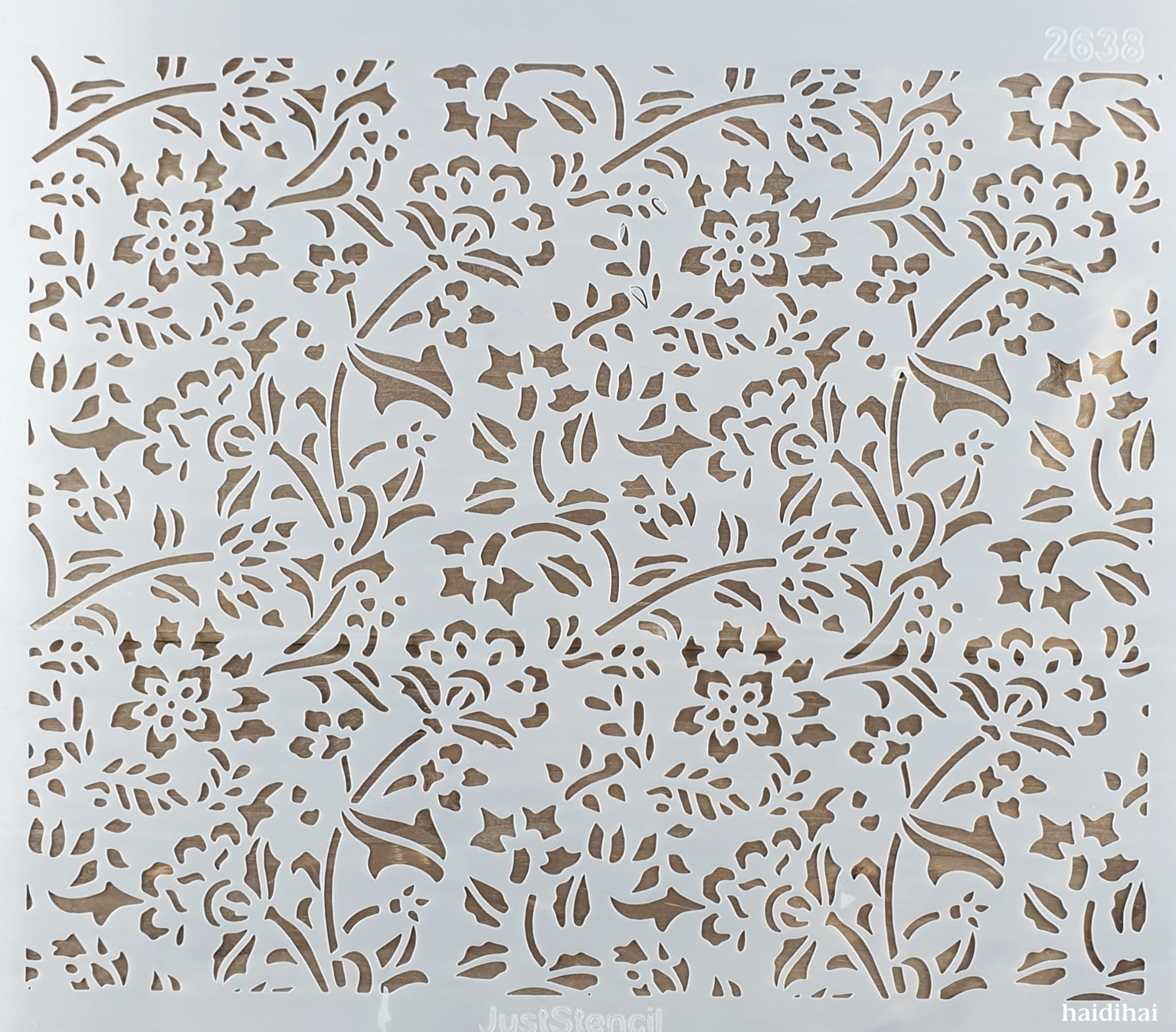 Șablon - Flowers Wallpaper - 30x30 cm 1 Șablon - Flowers Wallpaper - 30x30 cm