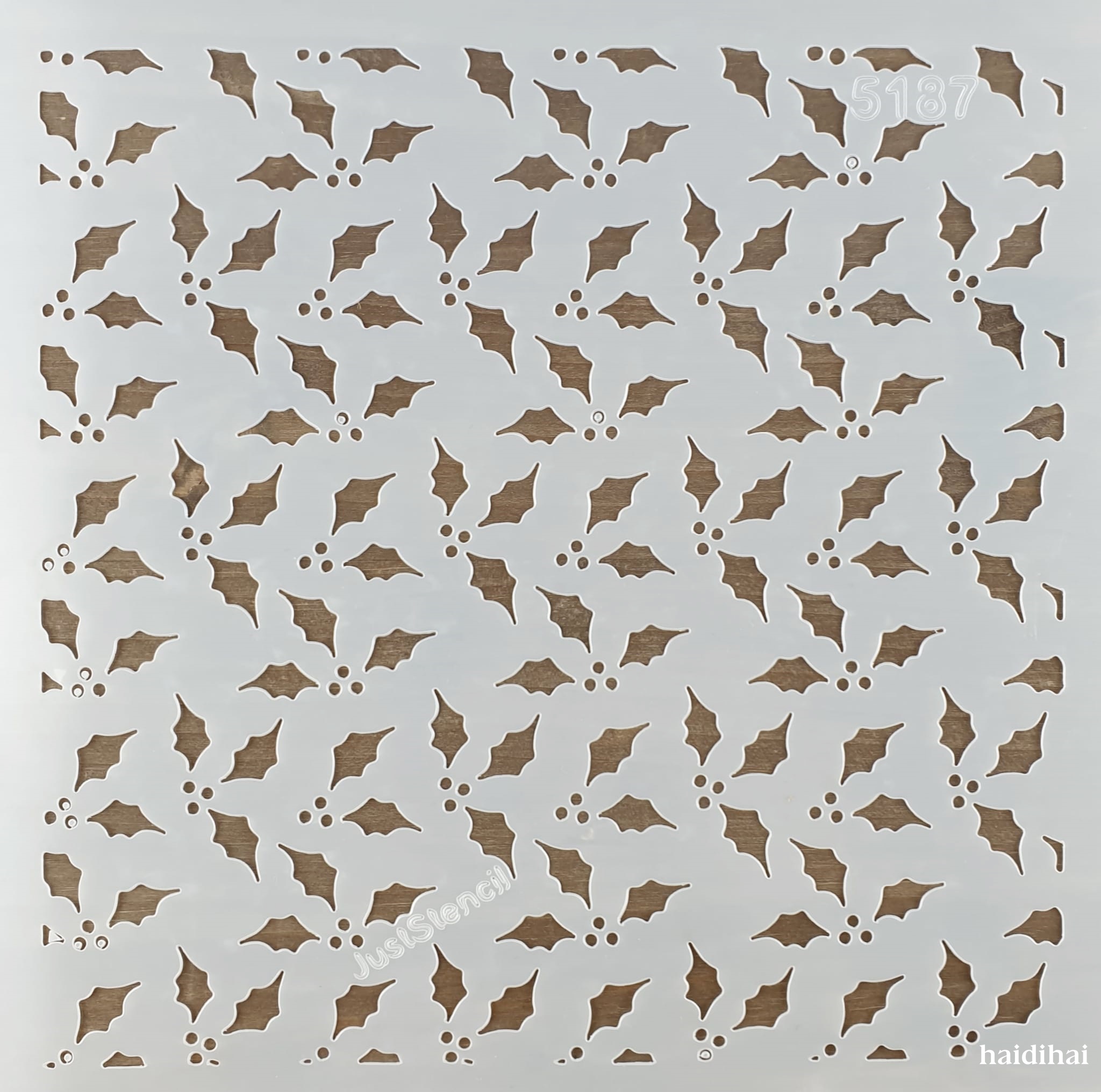 Șablon - Ilex - 20x20 cm 1 Șablon - Ilex - 20x20 cm