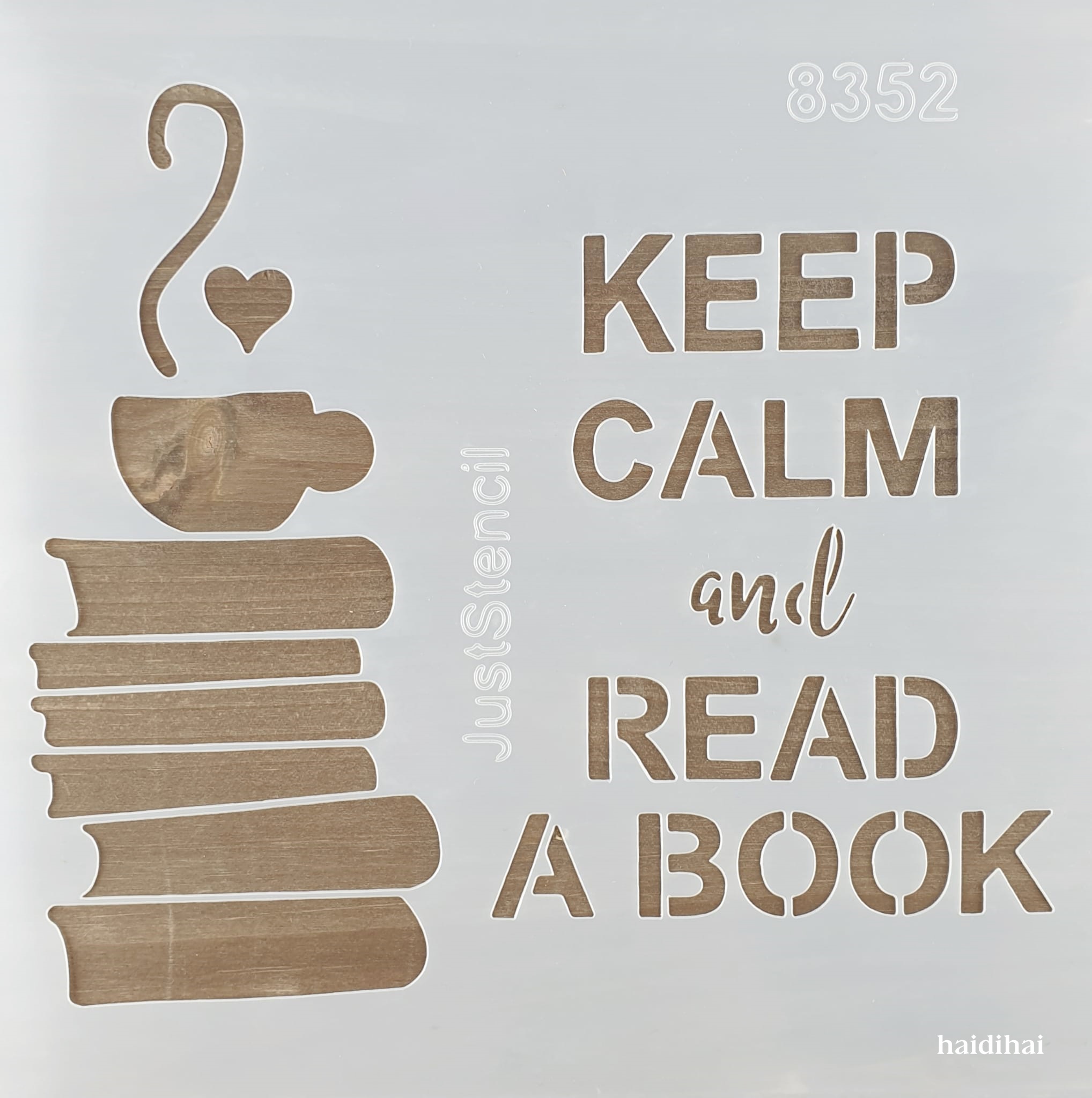 Șablon - Keep Calm - 20x20 cm 1 Șablon - Keep Calm - 20x20 cm
