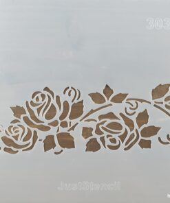 Șablon - Roses branch - 20x20 cm