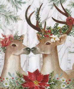 Șervețel - Deers Love - 33x33 cm