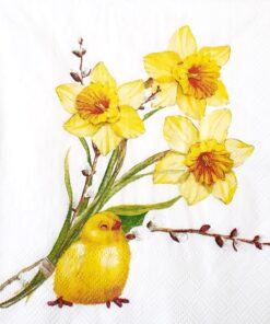 Șervețel - Easter Bouquet - 33x33 cm