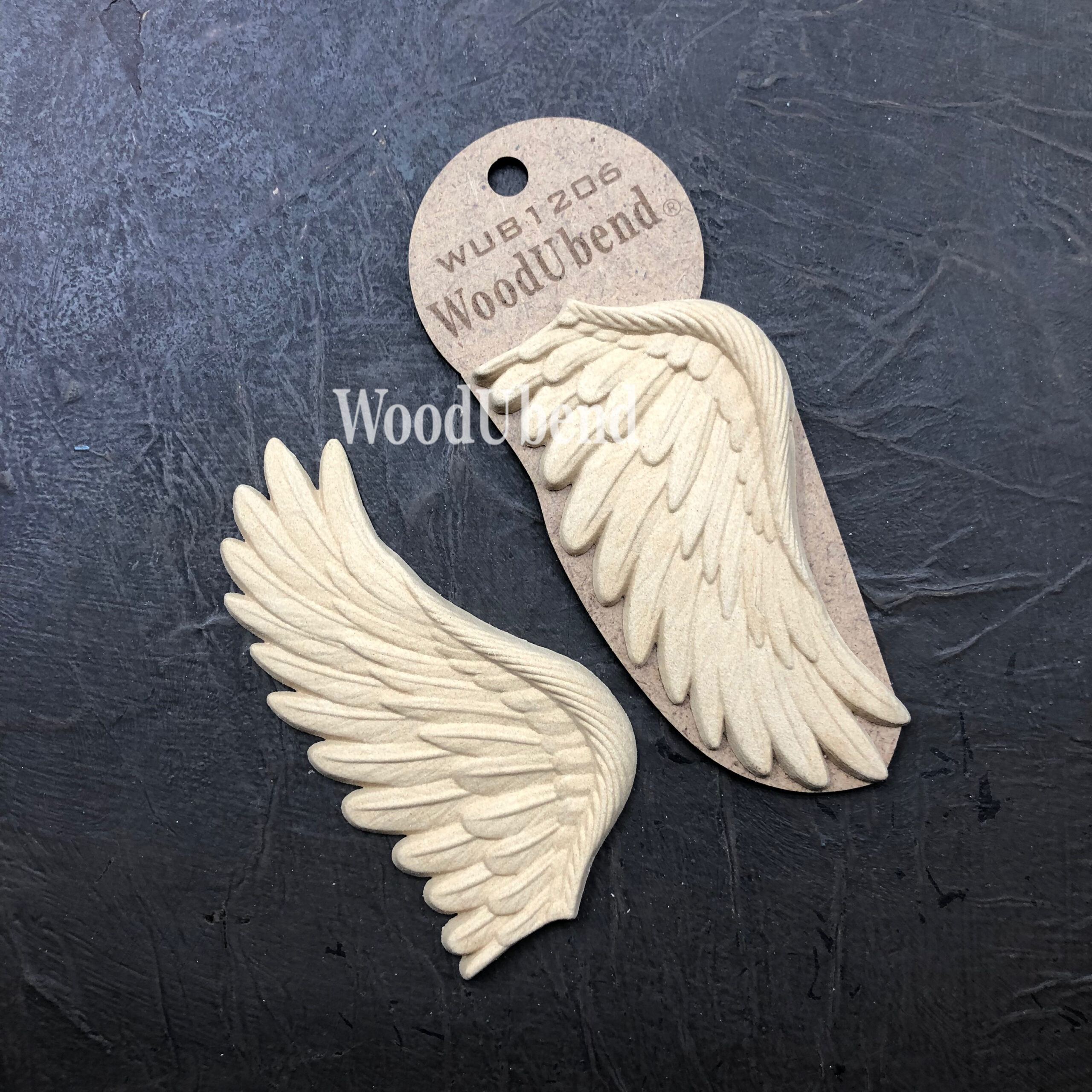 Elemente decorative – 2 piece Wings – 12x6 cm 2 Elemente decorative – 2 piece Wings – 12x6 cm - imagine 2