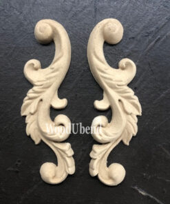 Element decorativ - 2 piese - WoodUbend - 10.5×3.5cm