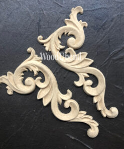 Element decorativ - 2 piese - WoodUbend - 12.5x6cm
