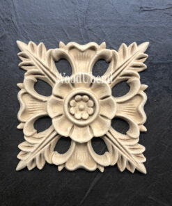 Elemente decorative - 2 piese - WoodUbend - 9,5x9,5 cm