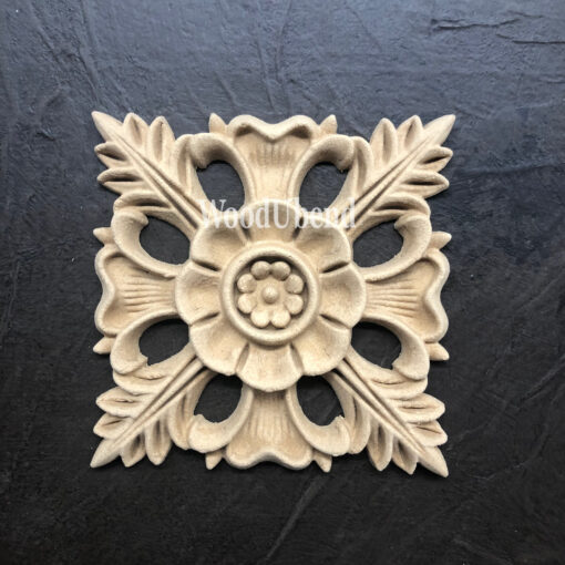Elemente decorative - 2 piese - WoodUbend - 9,5x9,5 cm 1