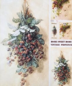 Hârtie de orez - Bunch of Blackberries - 32x45 cm