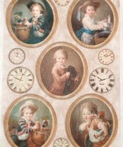 Hârtie de orez - Vintage Boys - A4