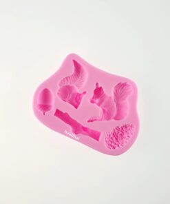 Matriță silicon - Veverițe - 9,5x6,2 cm