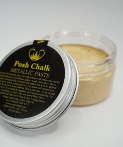 Pastă metalică Posh Chalk – Shiny Gold - 110 ml