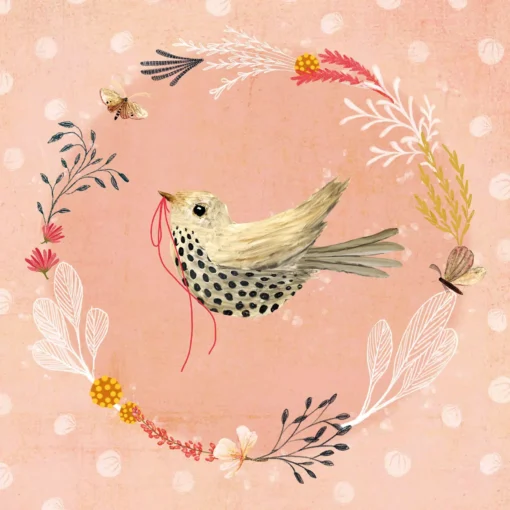 Șervețel - Bird Romance - 33x33 cm 1