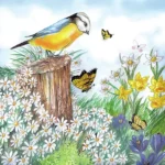 Șervețel - Bird Watching - 33x33 cm