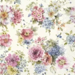 Șervețel - Garden Flower cream - 33x33 cm