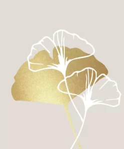 Șervețel - Golden Gingko - 33x33 cm