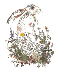 Șervețel - Hiding Hare - 33x33 cm