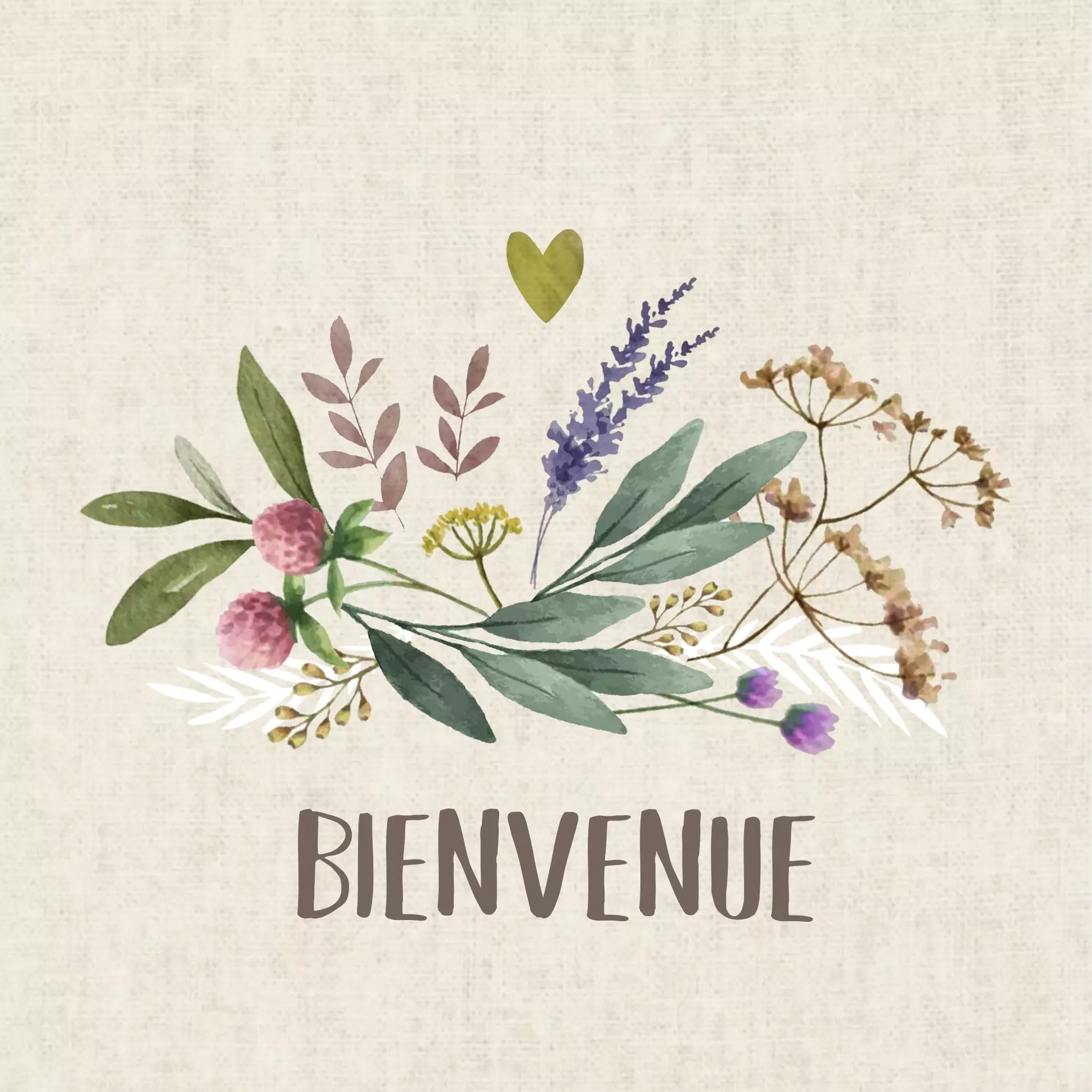 Șervețel - Provence Bienvenue - 33x33 cm 1 Șervețel - Provence Bienvenue - 33x33 cm