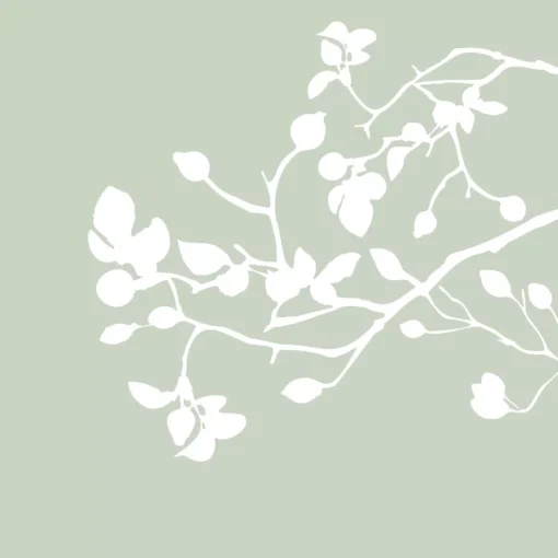 Șervețel - Pure Branch green - 33x33 cm 1