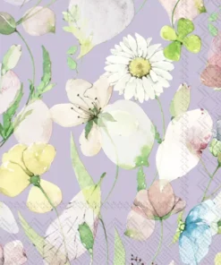 Șervețel - Sada light lilac - 33x33 cm