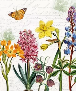 Șervețel - Spring Flowers - 33x33 cm