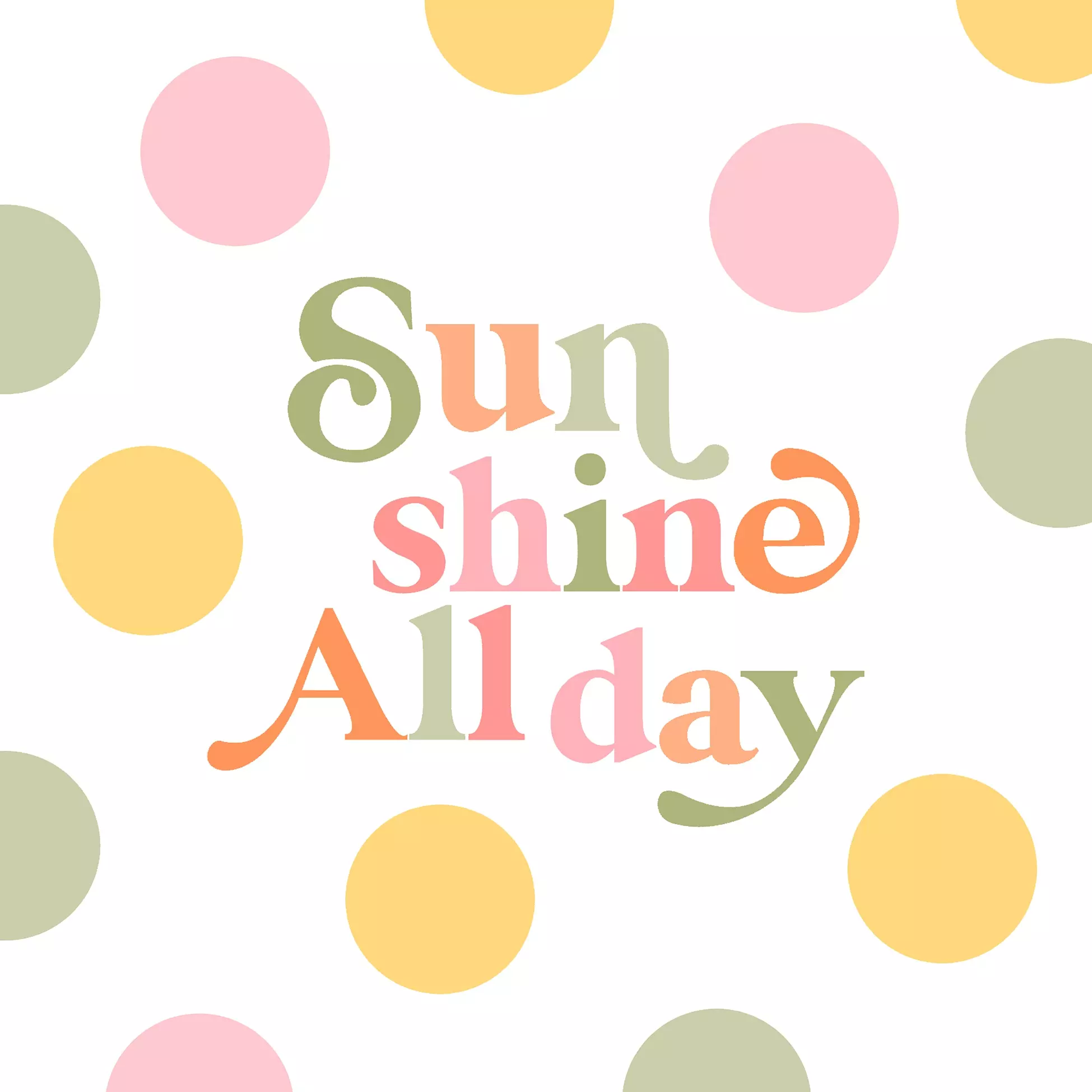 Șervețel - Sunshine all day - 33x33 cm 1 Șervețel - Sunshine all day - 33x33 cm
