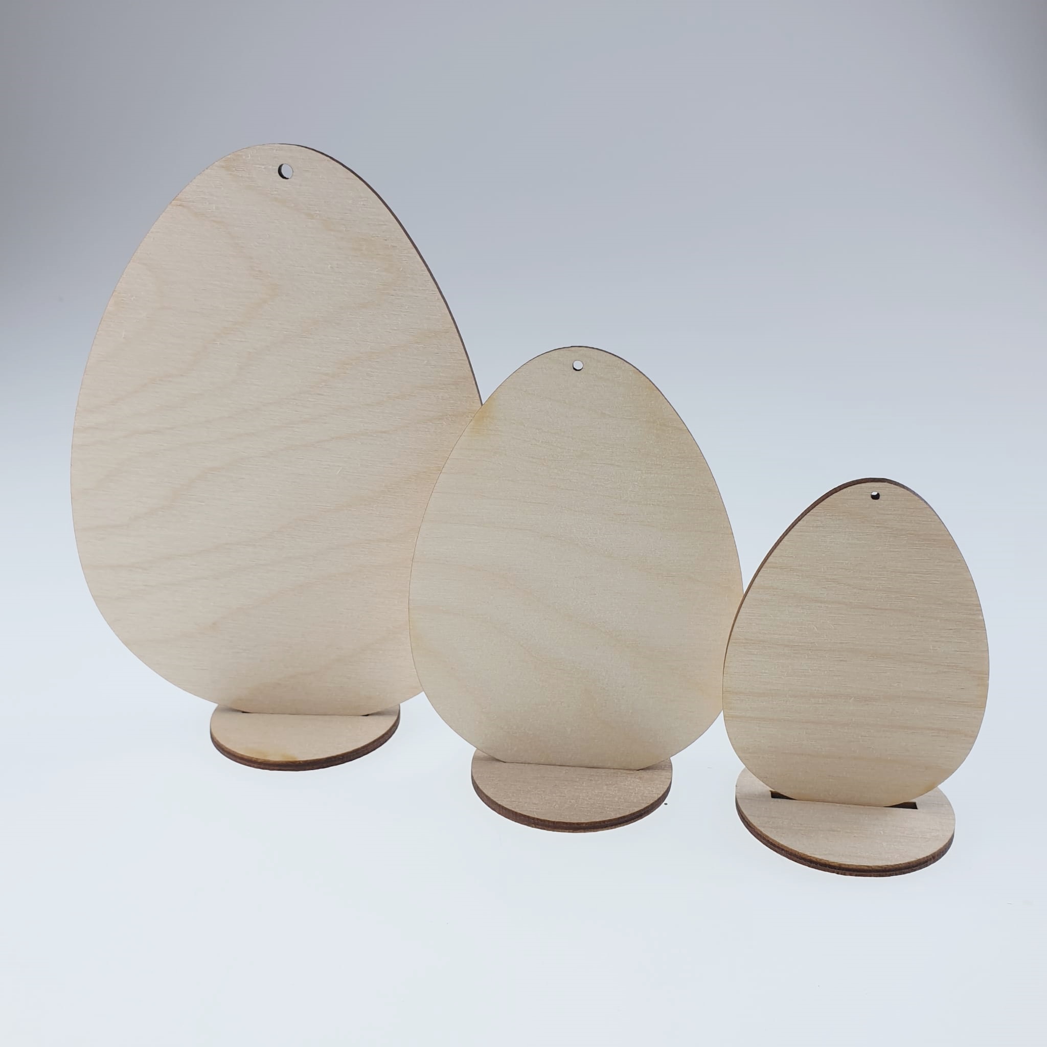 Decorațiune lemn - ou plat cu suport - 14,5x10,5x0,3 cm 3 Decorațiune lemn - ou plat cu suport - 14,5x10,5x0,3 cm - imagine 3