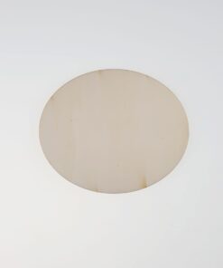 Decorațiune lemn oval - 15x12,5 cm