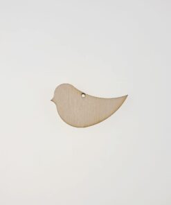 Decorațiune lemn - pasăre – 5,6×3 cm