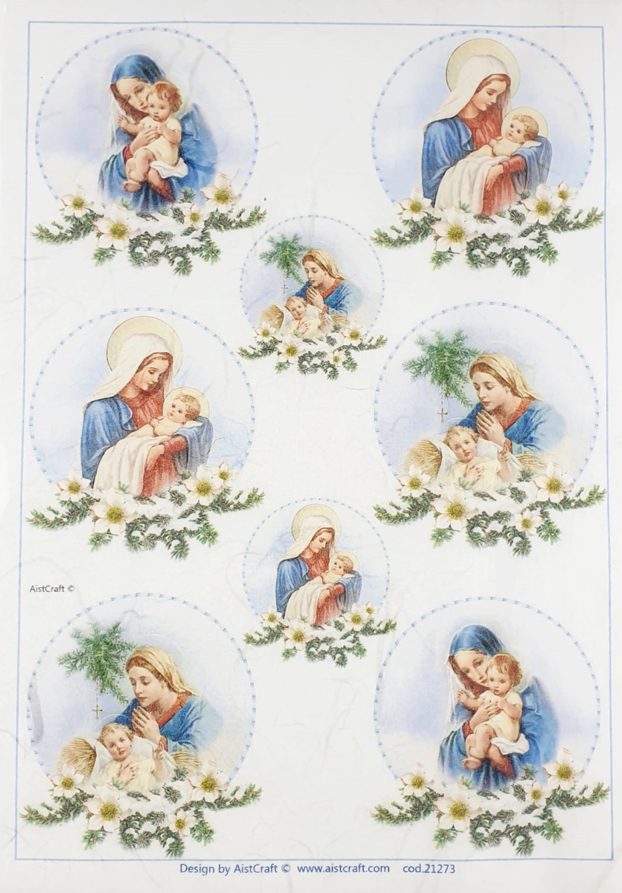 Hârtie de orez - Christmas - A4 1 Hârtie de orez - Christmas - A4