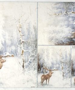 Hârtie de orez - Deer - 32x45 cm