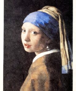 Hârtie de orez - Girl with a Pearl Earring - A5