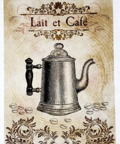 Hârtie de orez - Lait et Cafe - A5