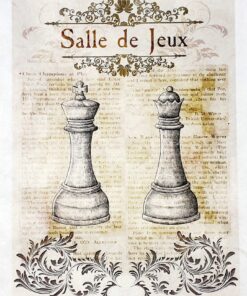 Hârtie de orez - Salle de Jeux - A5