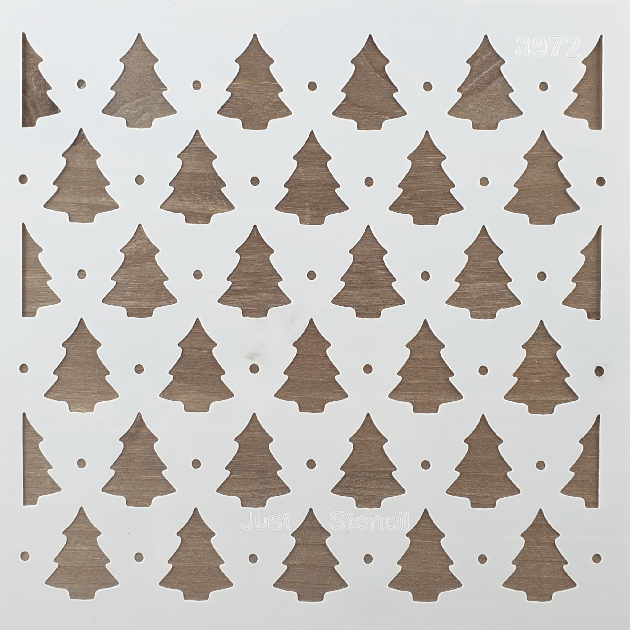 Șablon - Trees - 20x20 cm 1 Șablon - Trees - 20x20 cm