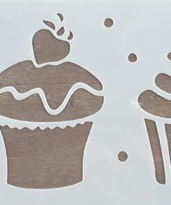 Șablon – Cupcakes – 10×30 cm