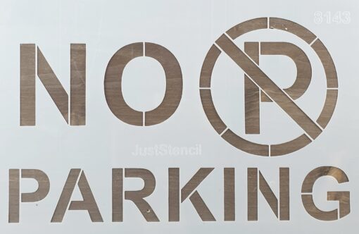 Șablon – No Parking – 20×30 cm 1
