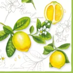 Șervețel - Citrus Limonum - 33x33 cm